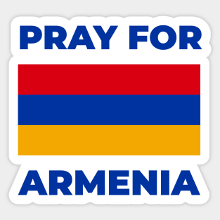 Pray For Armenia Sticker